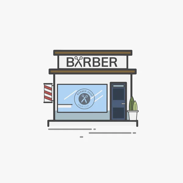 理髪店のイラスト セット — ストック写真