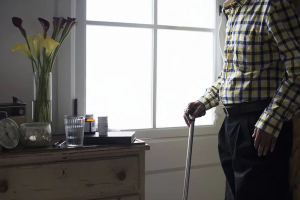 特別養護老人ホームで高齢者のインド人 — ストック写真