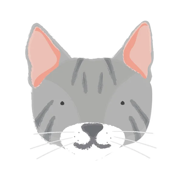 Illustration Der Schnauze Einer Katze — Stockfoto