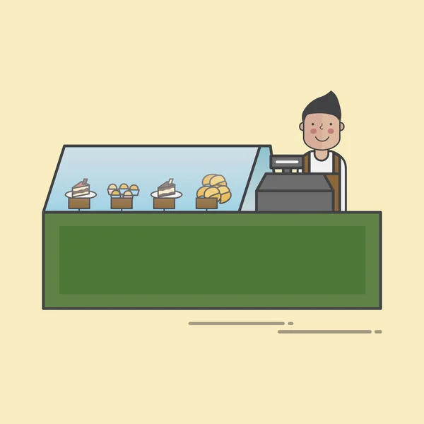 Illustration Der Bäckerei — Stockfoto