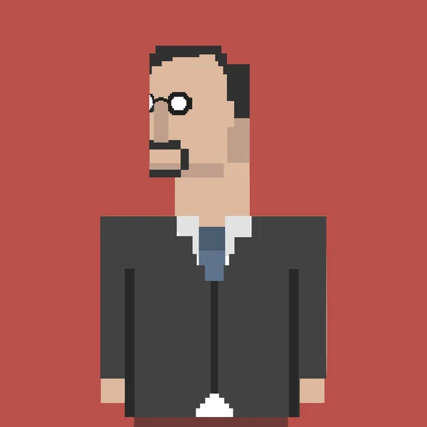 Illustration Pixelated Human Profession — Stock Photo, Image