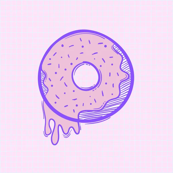 Иллюстрация Иконы Пончика — стоковое фото