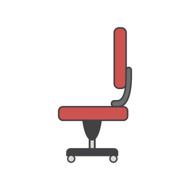 Ofis sandalye simge gösteren resim