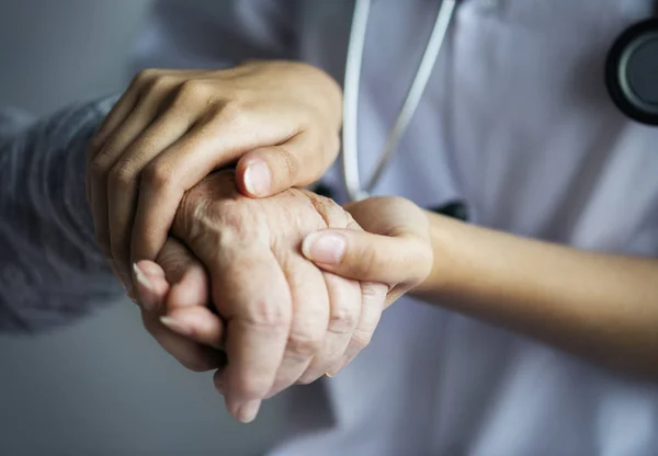 Closeup Support Hands Concept — Stock Photo, Image