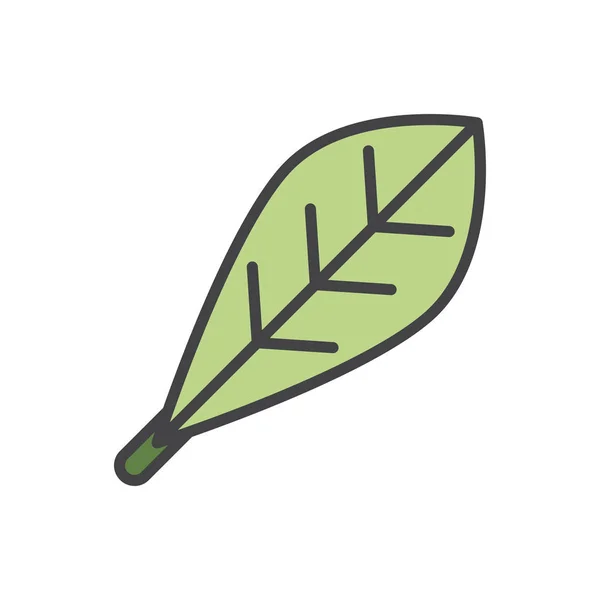 Illustration Leaf Ikonen — Stockfoto