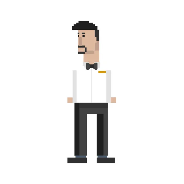 Illustration Pixelated Human Profession — Stock Photo, Image