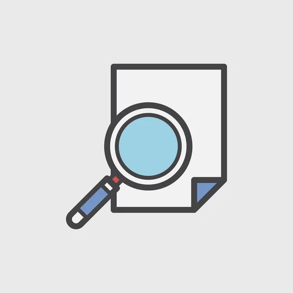 Illustration Magnifying Glass Icon — Stock Photo, Image