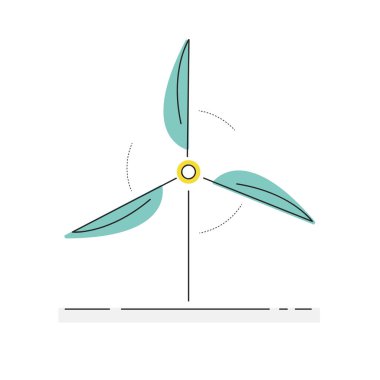 Eko Dostu illüstrasyon kavramı