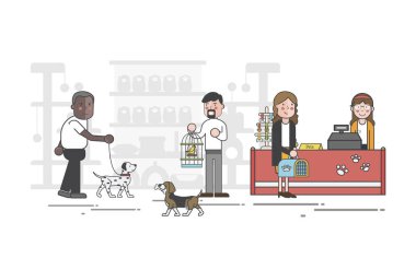 Resimde evde beslenen hayvan dükkan