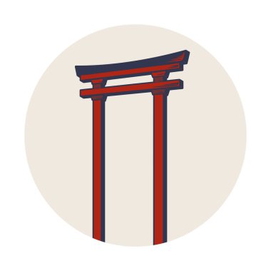 Japon geleneği stil illüstrasyon tasarımı 
