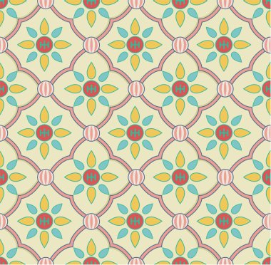 Vintage çiçek desenli süsleme dilbilgisi tarafından ilham 