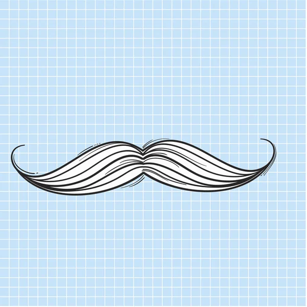 Ilustracja Ikony Wąsy — Zdjęcie stockowe