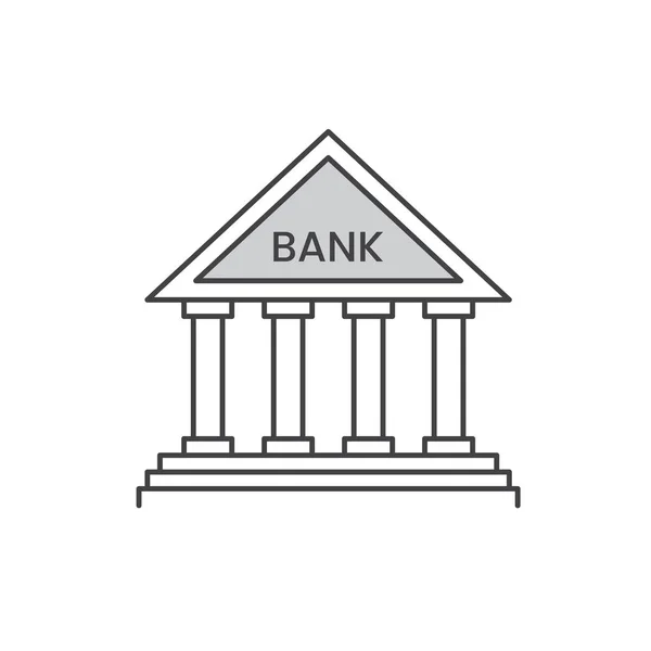 Иллюстрация Иконки Банка — стоковое фото