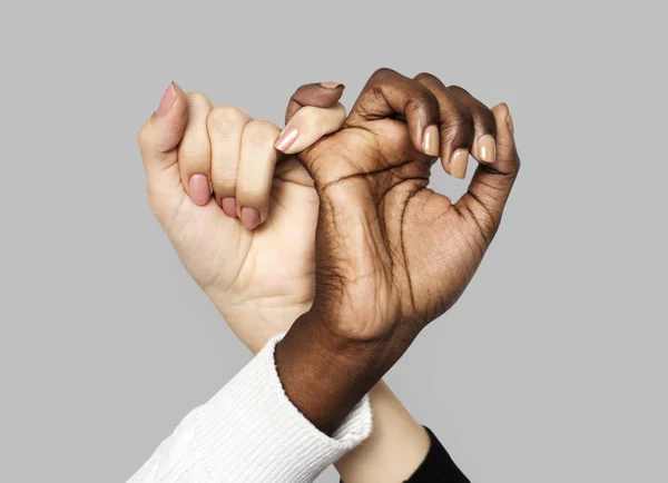 Две Руки Жесты Обещание Поклясться Пальцами — стоковое фото