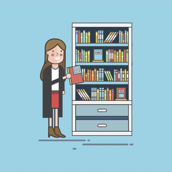 Ilustración Del Icono Librería —  Fotos de Stock