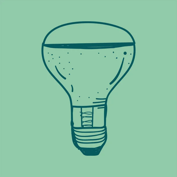 Illustration Design Glödlampa — Stockfoto