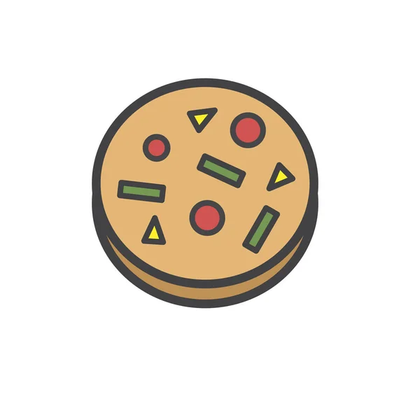 Illustratie Van Pizza Concept — Stockfoto