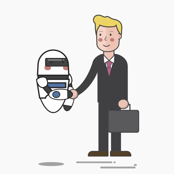 Illustration Icône Des Entreprises Des Robots — Photo