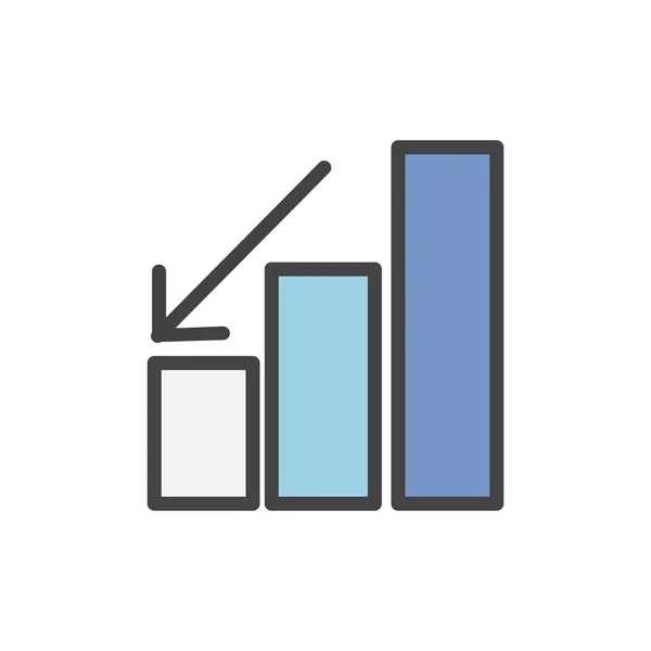 Illustration Des Datenanalyse Graphen — Stockfoto