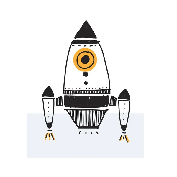 Illustration Design Rocket — Stock Photo, Image