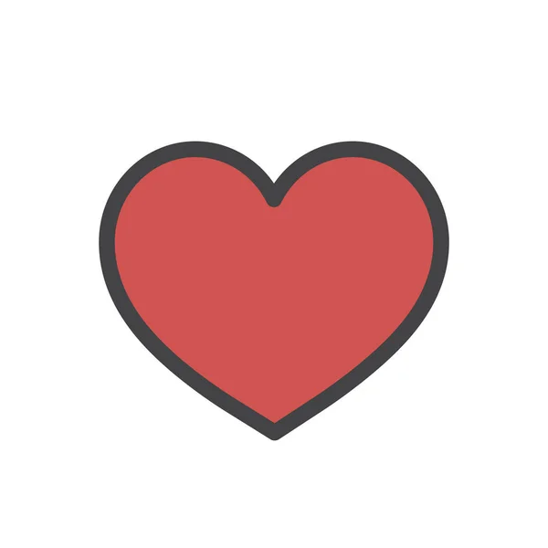 Kalp Simgesi Çizimi — Stok fotoğraf