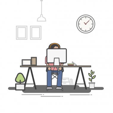 Ofis çalışanı avatarı