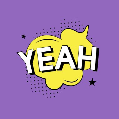 Patlama illüstrasyon Evet için çizgi roman koleksiyonu  