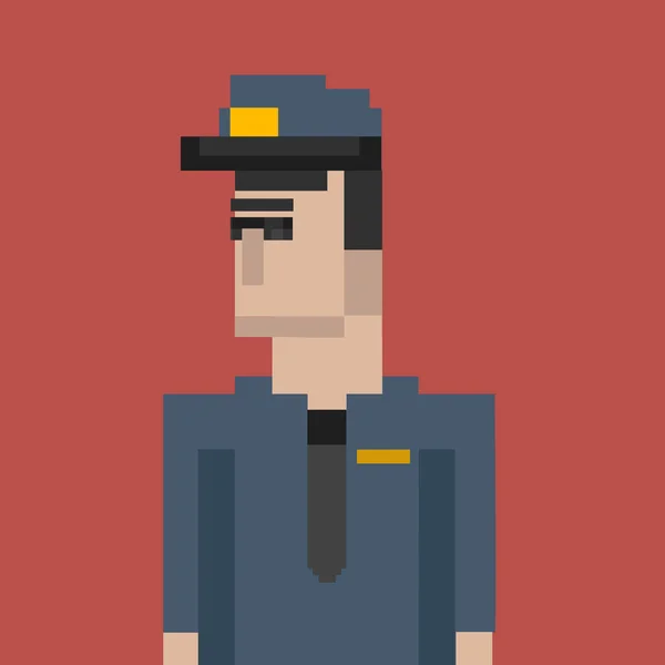 Illustration Pixelated Human Profession — Stock Photo, Image