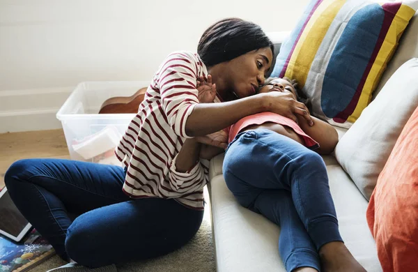 Mamma Och Son Spendera Tid Tillsammans — Stockfoto