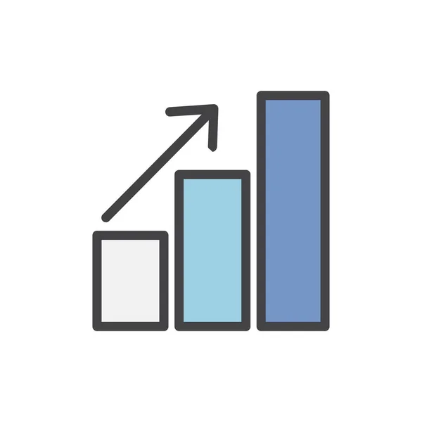 Illustration Des Datenanalyse Graphen — Stockfoto