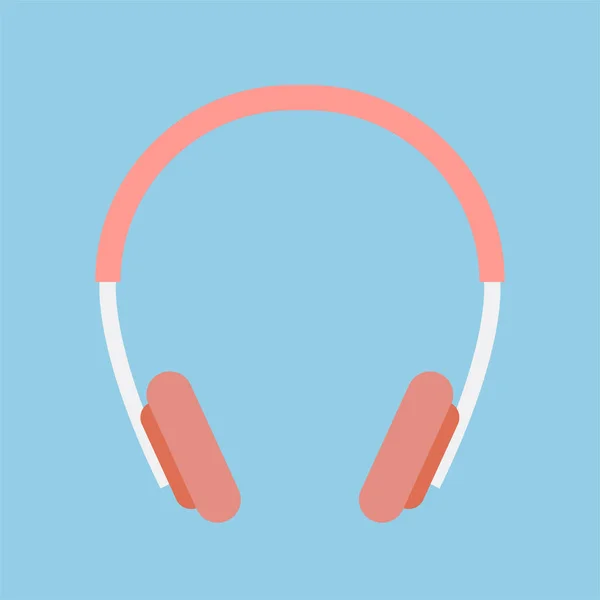 Ilustración Colores Pastel Auriculares — Foto de Stock