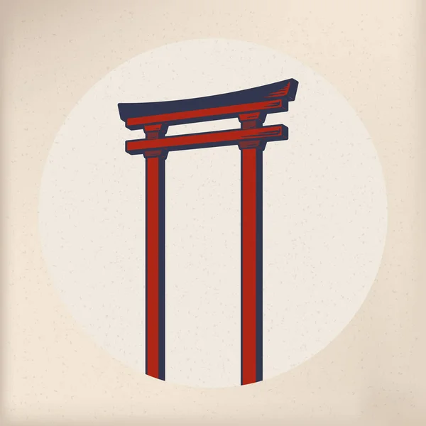 Illustration Design Japanese Tradition Style — Stock Photo, Image