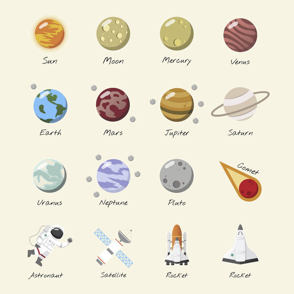 иллюстрация солнечной системы
 