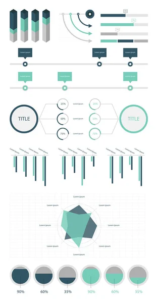 Ilustrace Prvky Infografiku Pro Podnikání — Stock fotografie