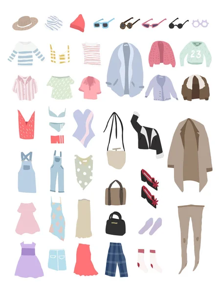 Ilustrace Design Konceptu Oblečení — Stock fotografie