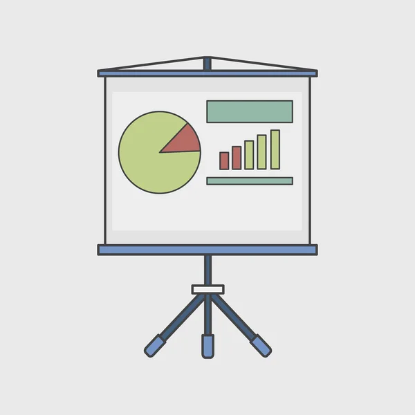 Illustration Des Datenanalyse Graphen — Stockfoto