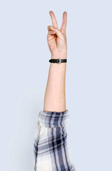 Hand Human Showing Symbol — Stock Photo, Image