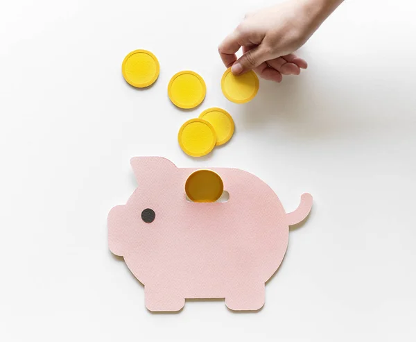 Sparschwein Zukunft Geldanlage — Stockfoto