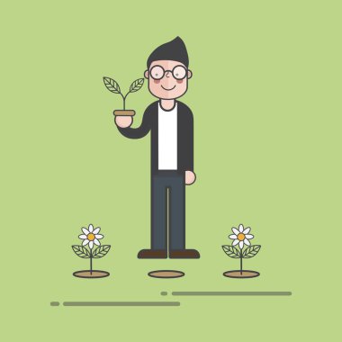 thema van de muziek met abstracte regenboog gekleurde achtergrond