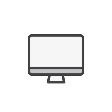 Bilgisayar simgesini kavramı çizimi