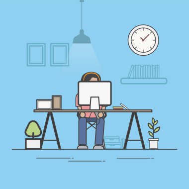 Ofis çalışanı avatarı