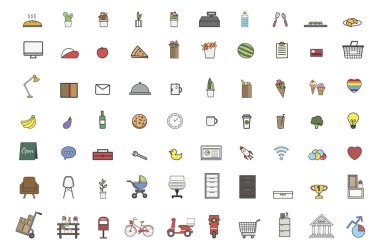 Günlük şeyler kümesi çizimi