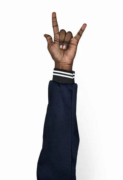 Ręka Symbol Ludzkiego Wyświetlone — Zdjęcie stockowe