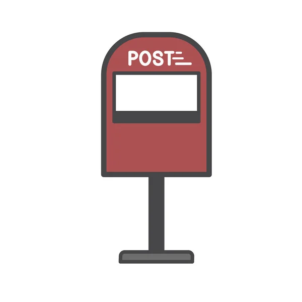 Illustration Postbox — Stockfoto