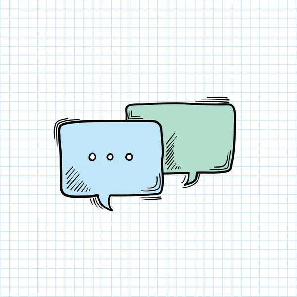 Illustration Chat Icon Concept — Stock Photo, Image