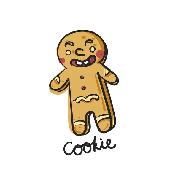 Illustration Ritning Stil Cookie — Stockfoto