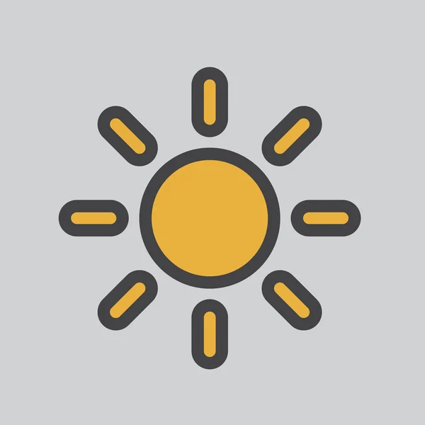 Illustration Sun Icon Concept — Stock Photo, Image