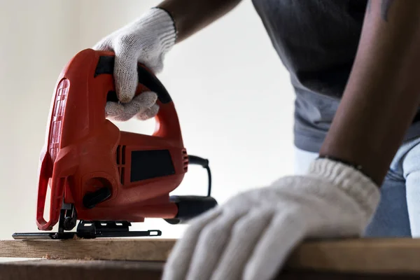 Gente Renovando Concepto Casa — Foto de Stock