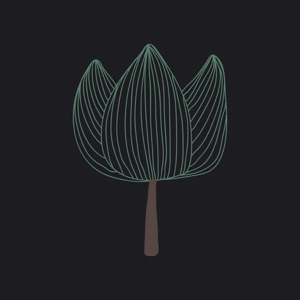 Diseño Ilustración Del Tipo Flora — Foto de Stock