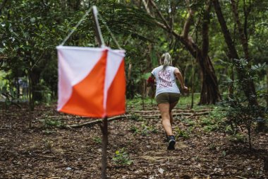 Açık orienteering onay nokta etkinliği